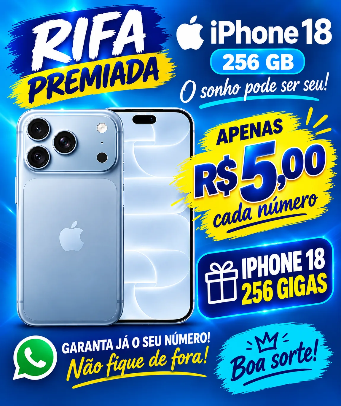 iPhone 18 256 giga ou 10,000 Mil — imagem 1