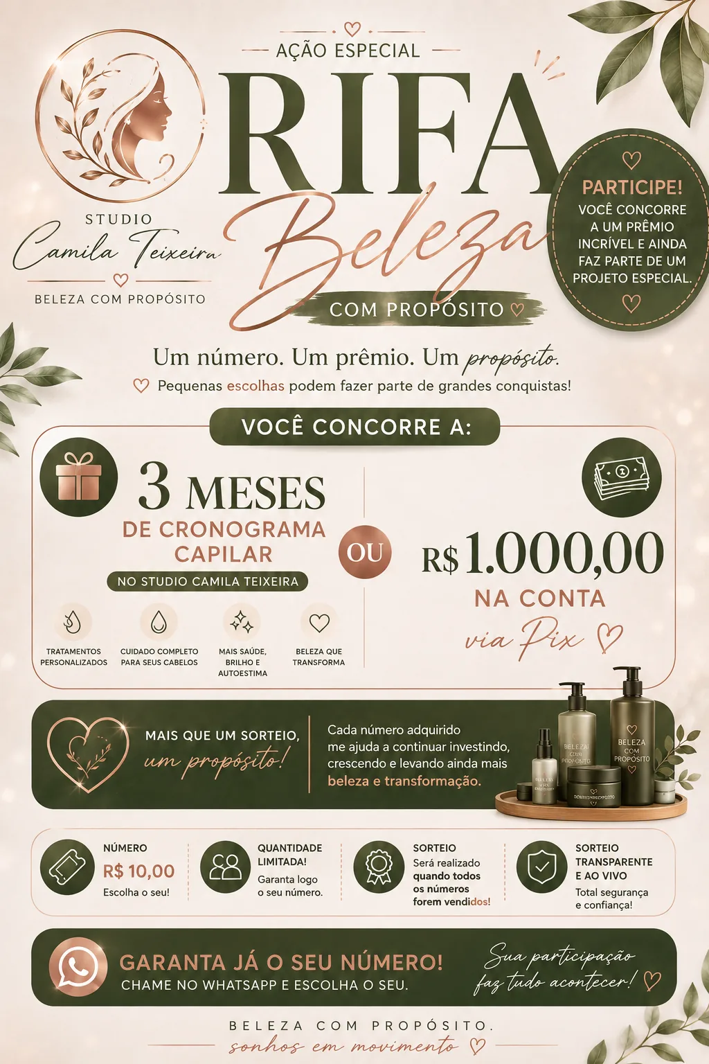 RIFA  PROJETO CRESCER — imagem 1