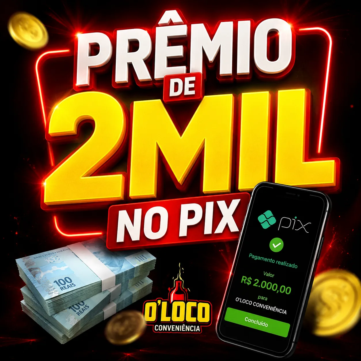 2 mil no Pix do ganhador — imagem 1