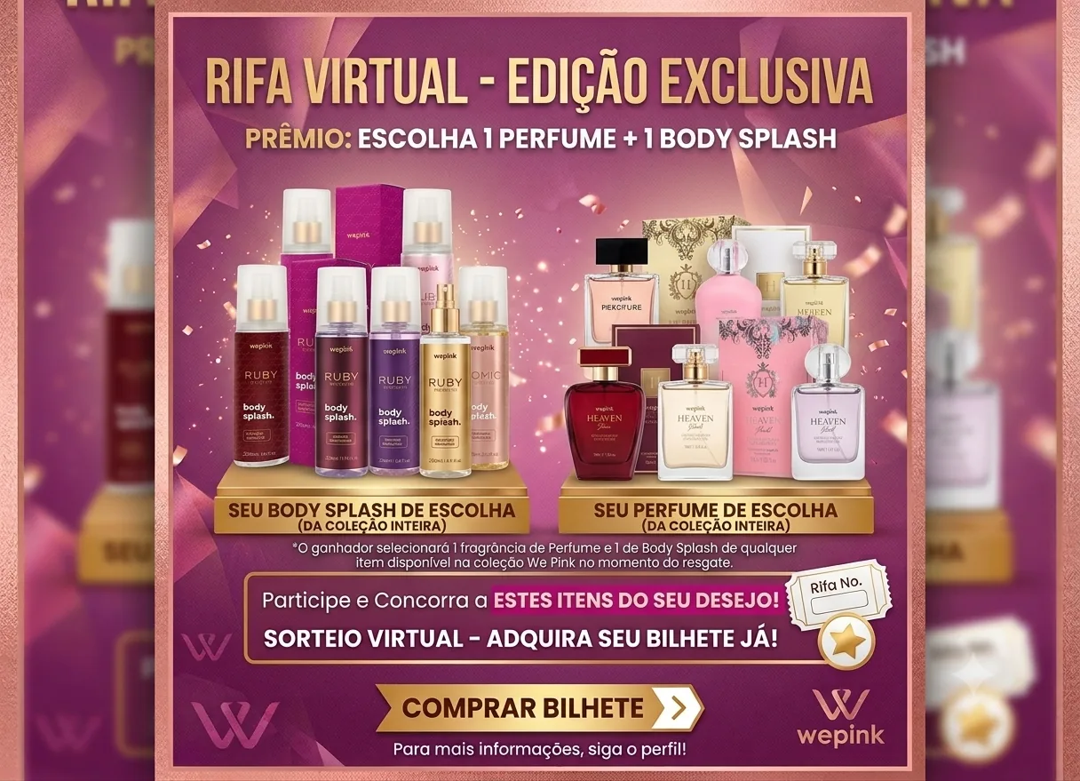 1 Perfume WePink + 1 Body Splash WePink