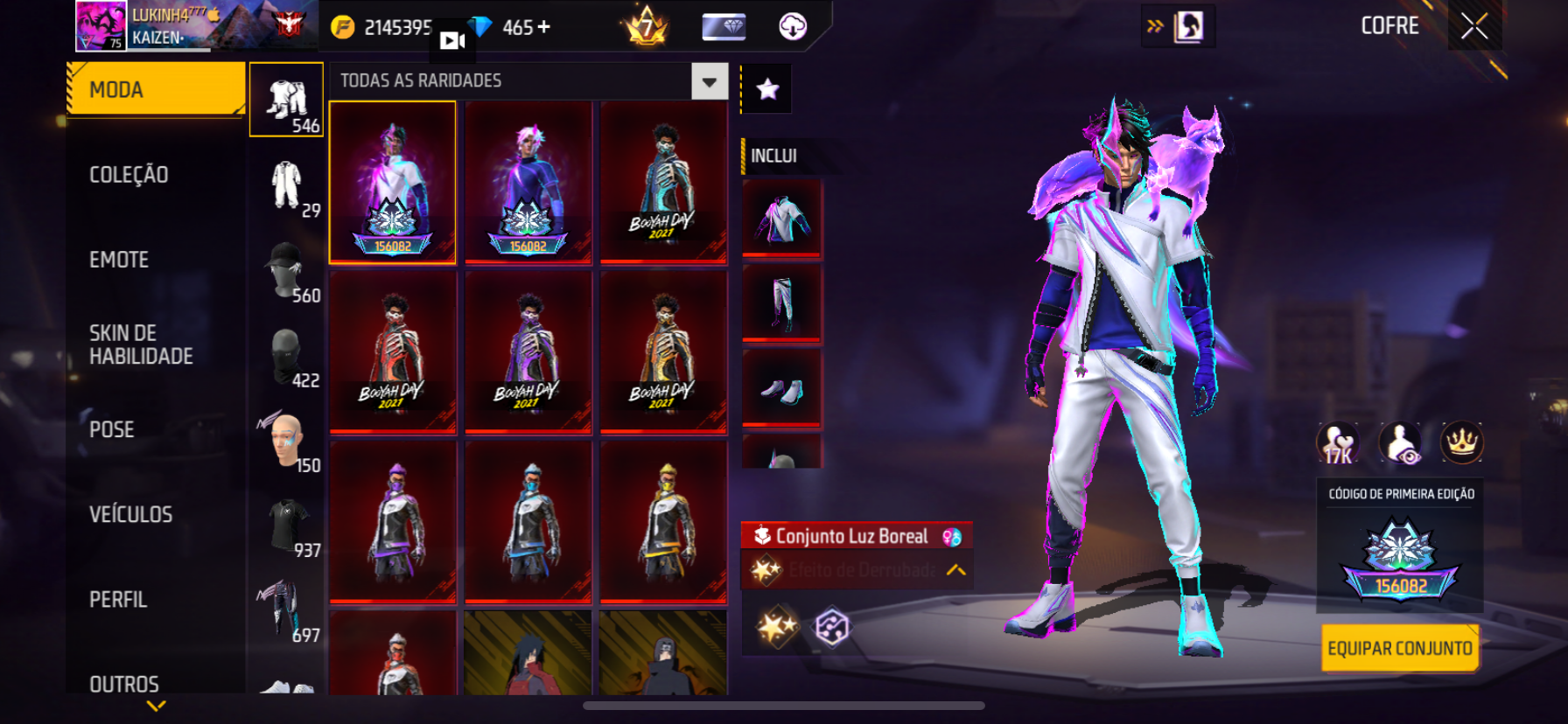 Conta de Free Fire level 75 — imagem 2