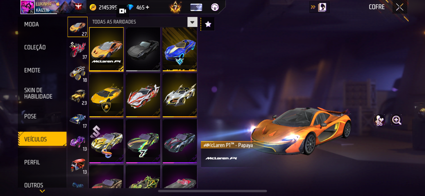 Conta de Free Fire level 75 — imagem 5