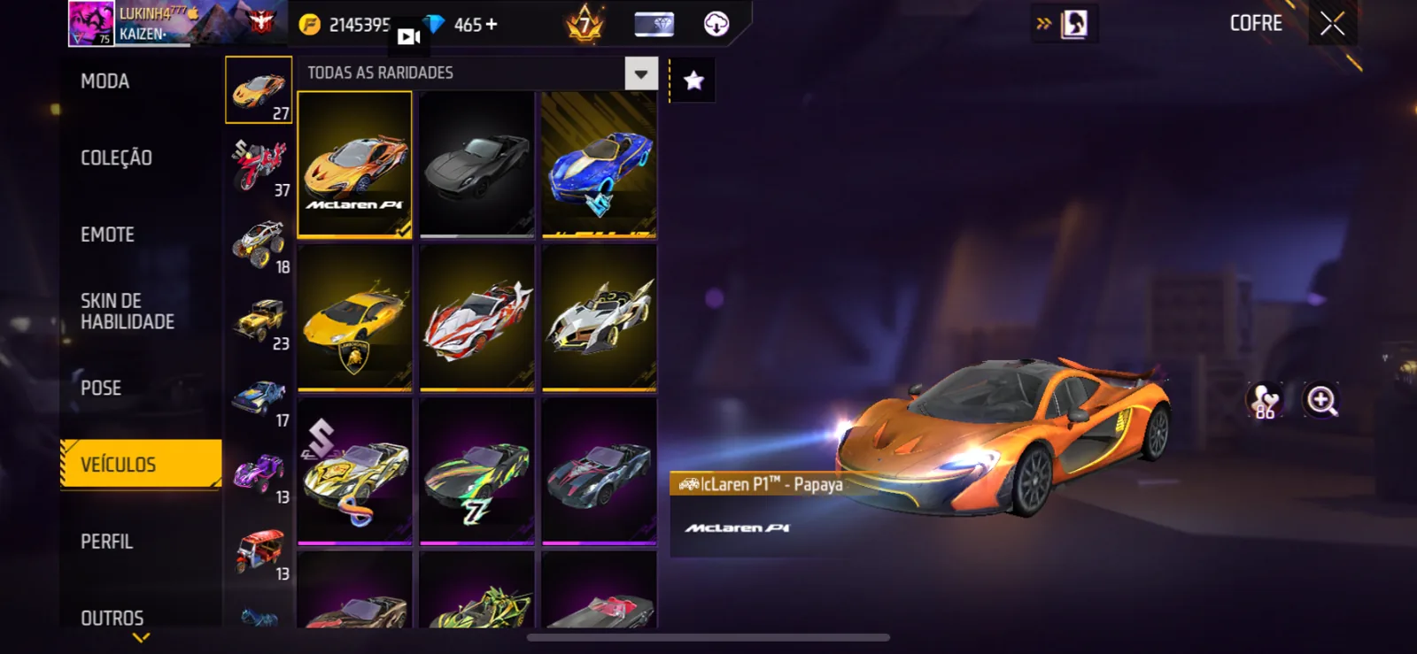 Conta de Free Fire level 75 — imagem 5
