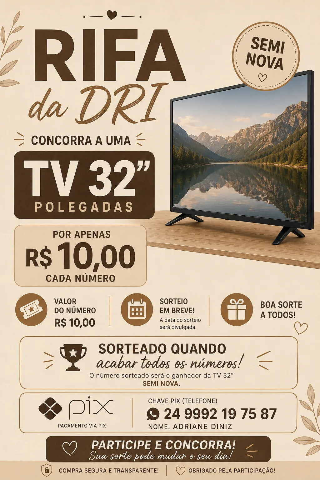 Tv 32 polegadas — imagem 1