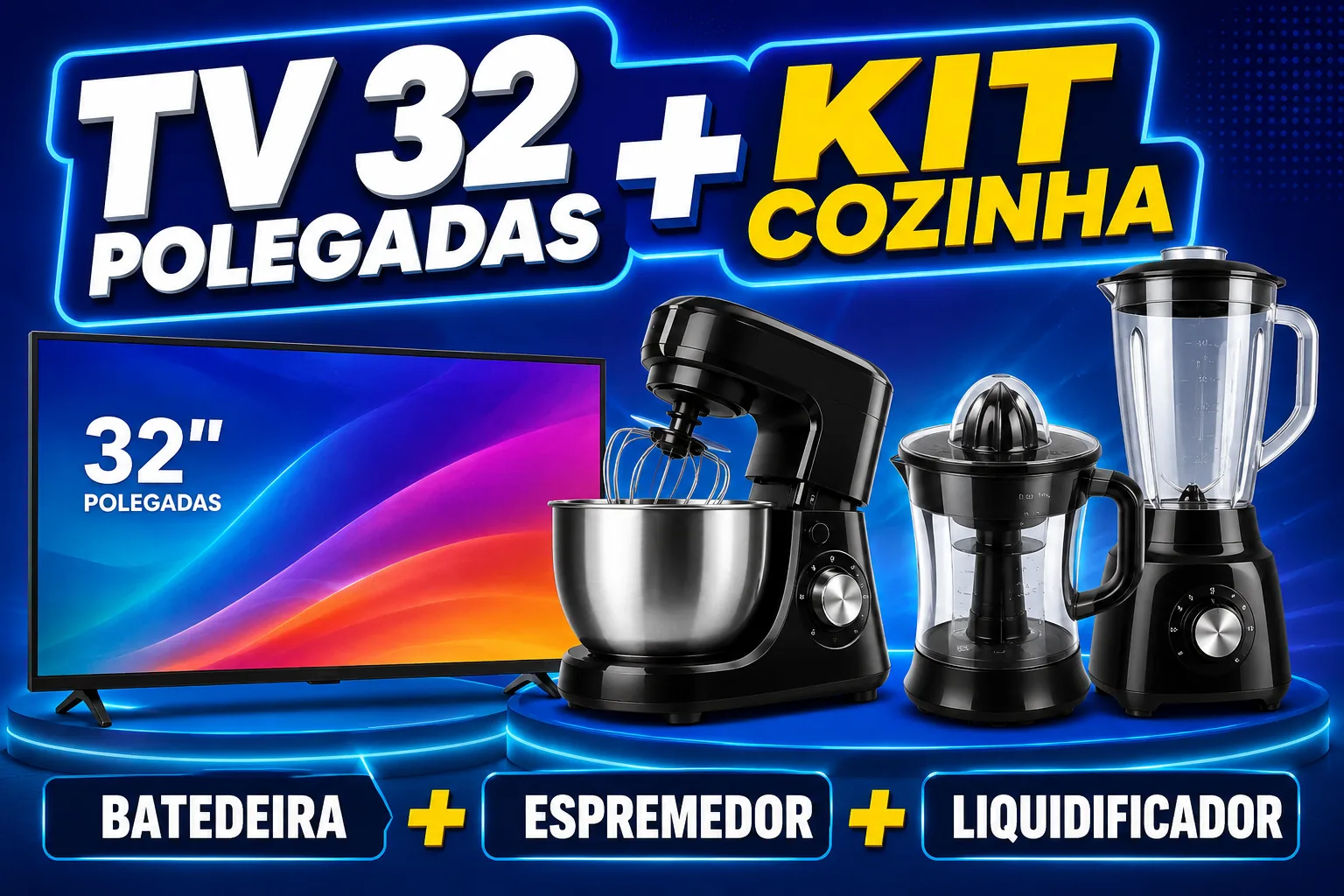 TV + KIT COZINHA — imagem 1