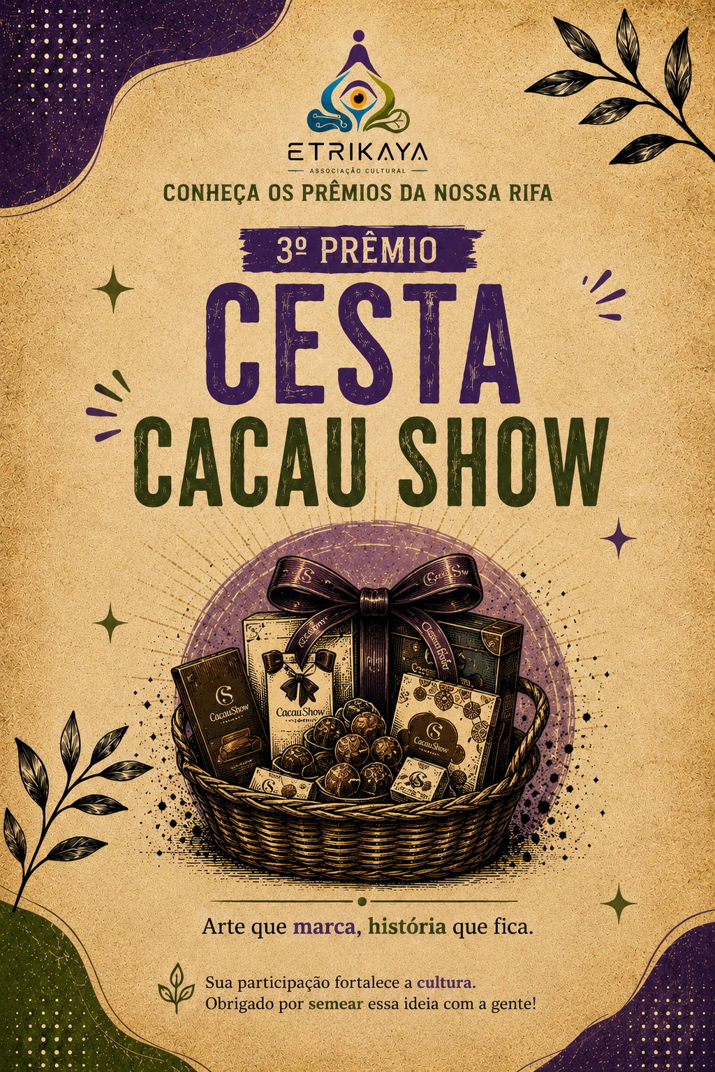 🌱 Campanha Semente – Rifa Solidária Etrikaya — imagem 4