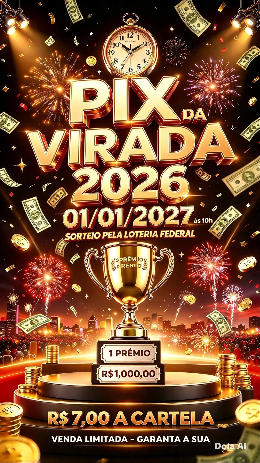 Rifa. Premiada da virada — imagem 1