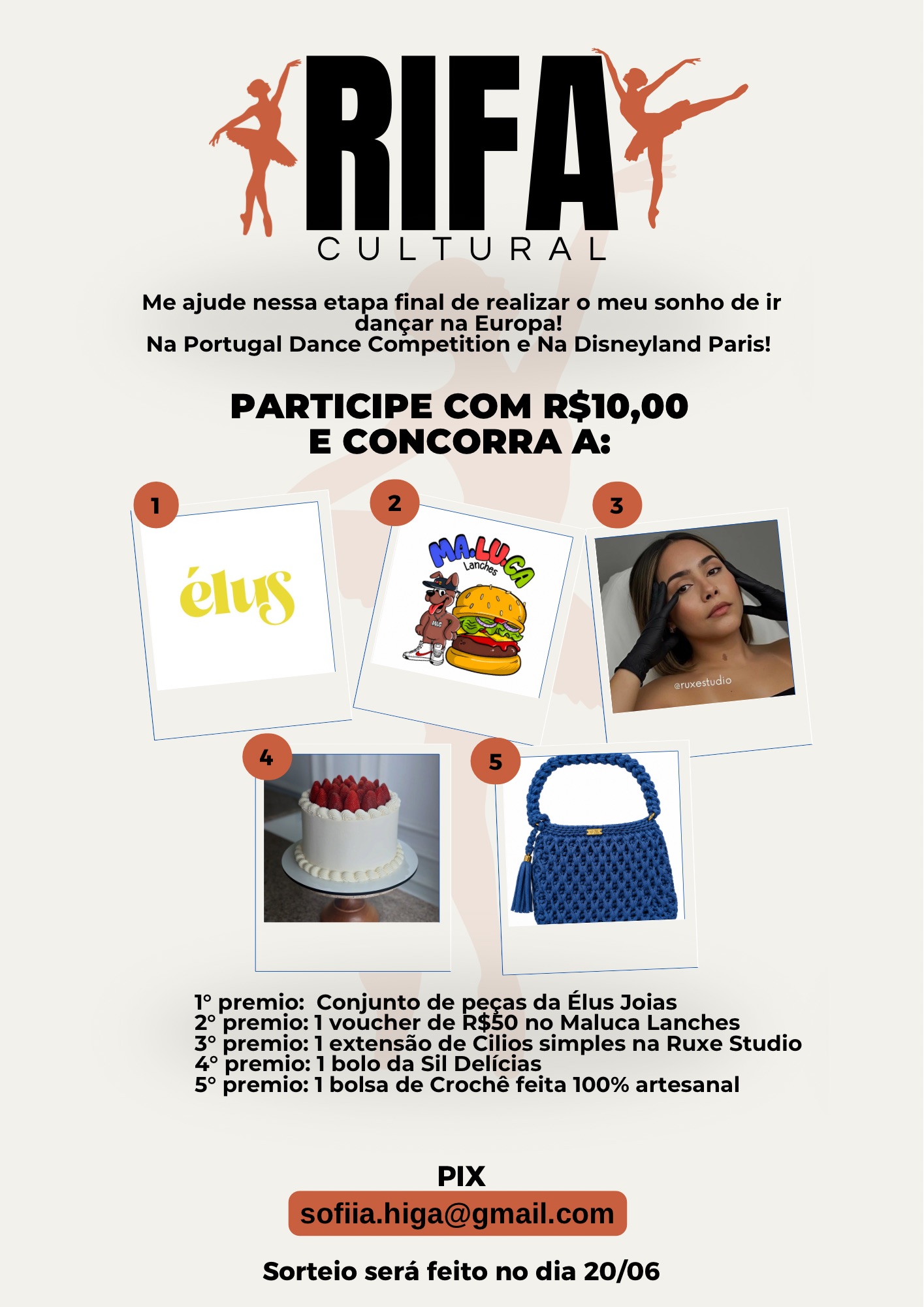 Rifa da Sofia!✈️🩰 — imagem 1