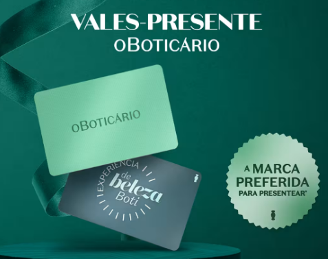 VALE PRESENTE BOTICÁRIO $$200,00 — imagem 1