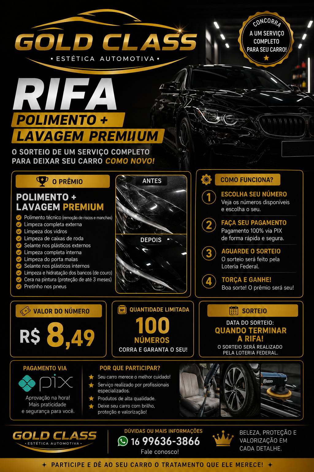 POLIMENTO + LAVAGEM PREMIUM  — imagem 1