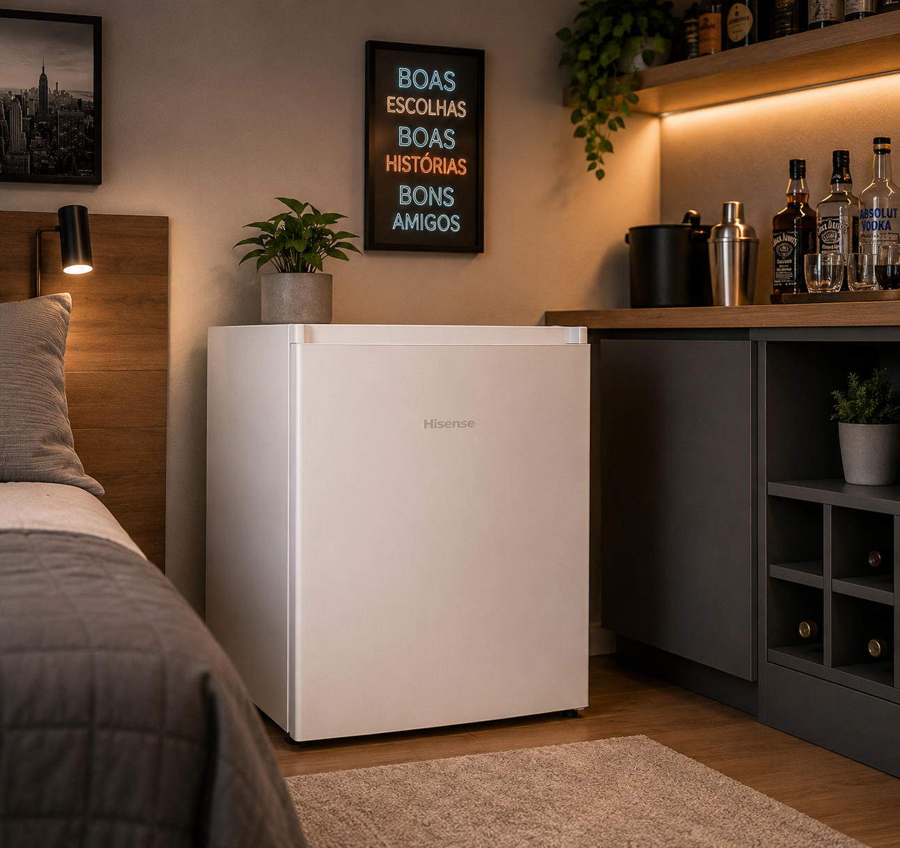 Frigobar HiSense 