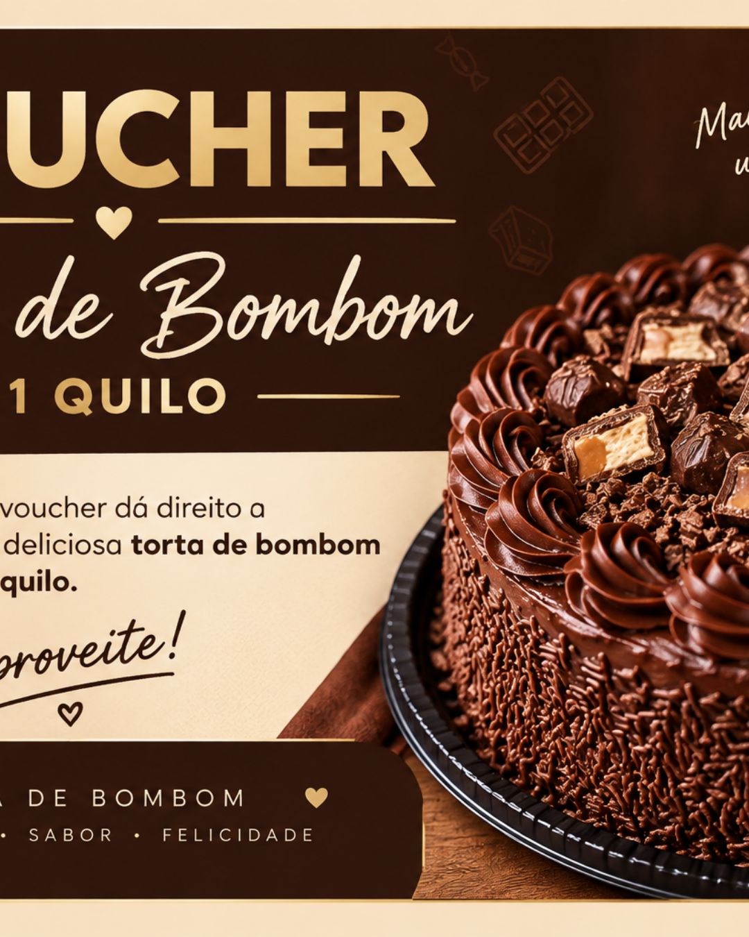 Torta Bombom de 1 kg
