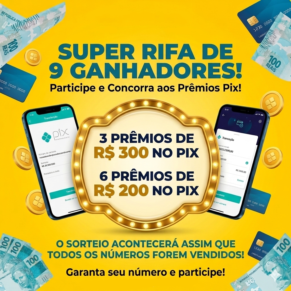 🔥PIX DE R$300,00🔥