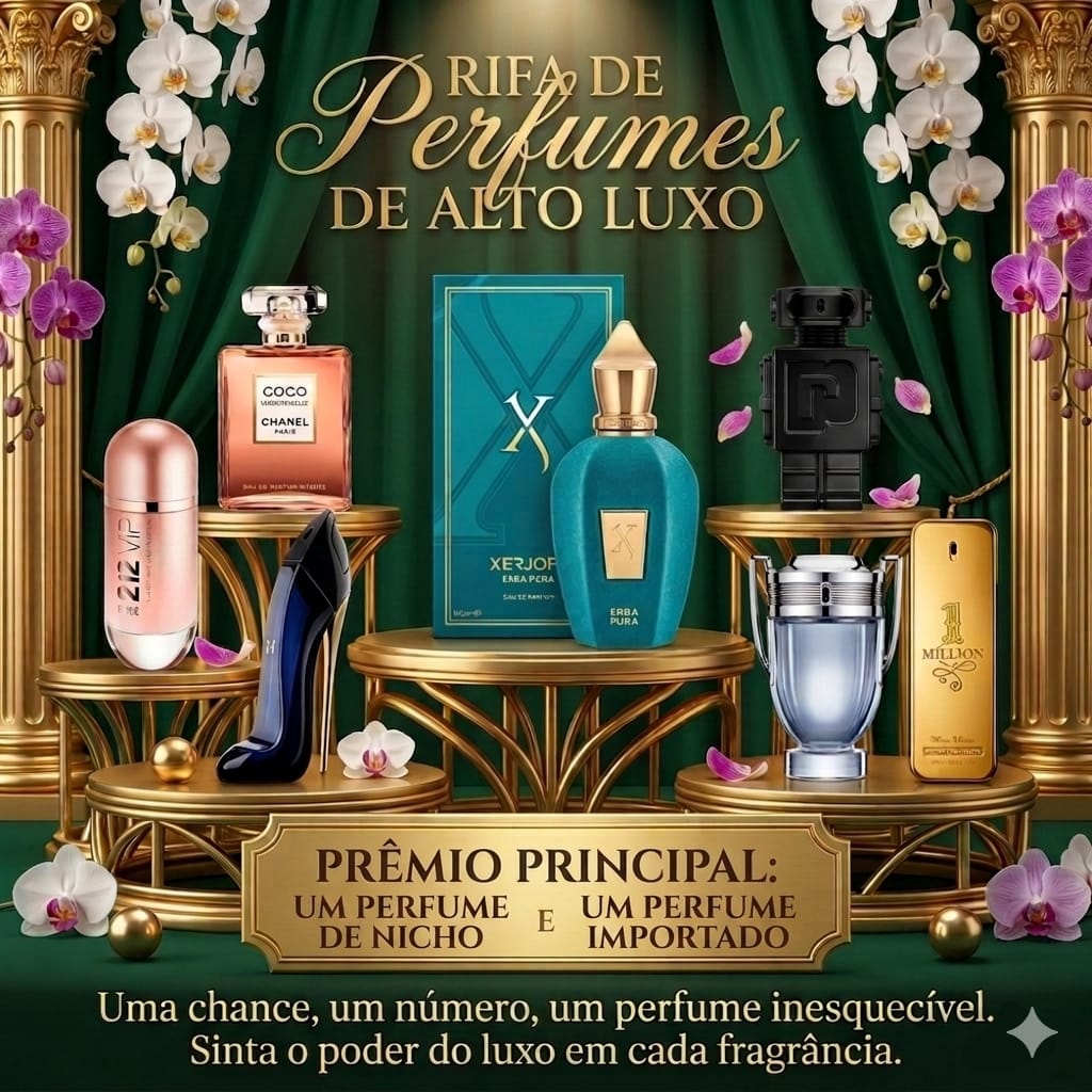 🎉✨ RIFA DE PERFUMES IMPORTADOS E DE NICHO ✨🎉 — imagem 1