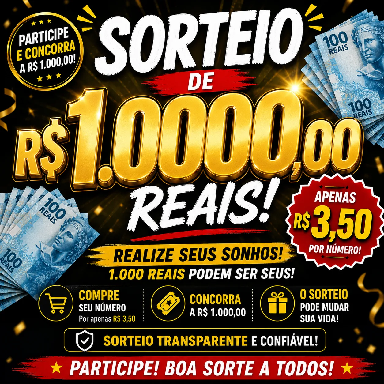 Pix de 1000 reais  — imagem 1